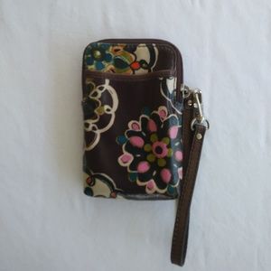 Fossil Key Per Cell Phone holder with wrist strap